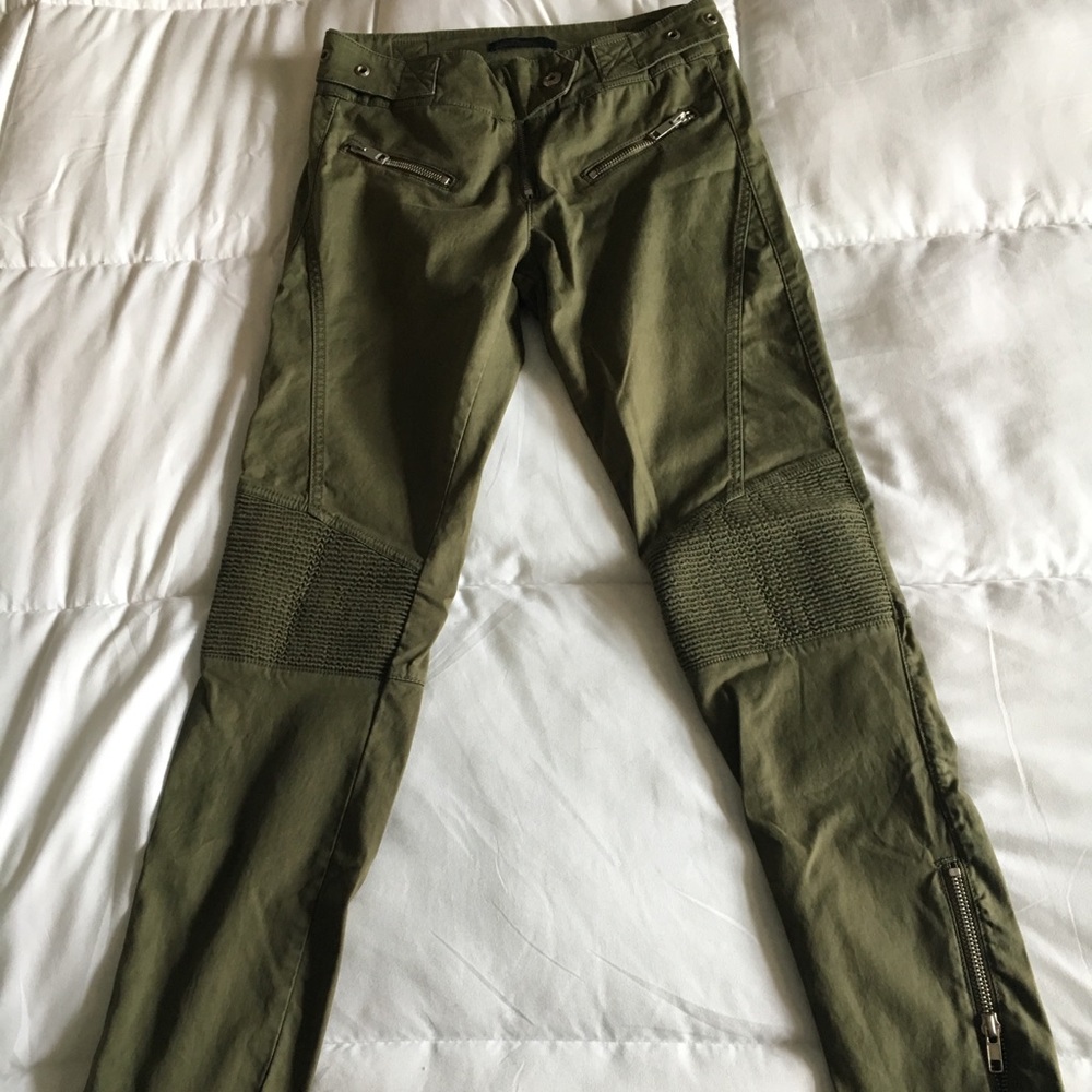 Diesel Army Green Moto Pant